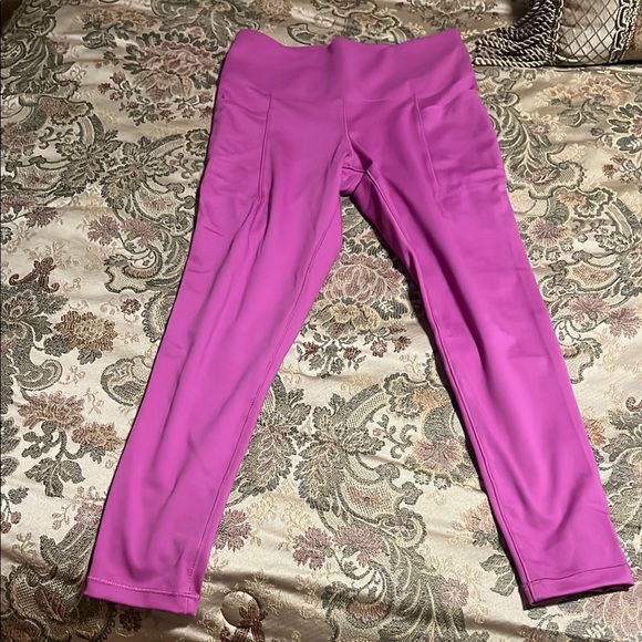 Danskin Pink Performance Leggings High Waist - Picture 1 of 2